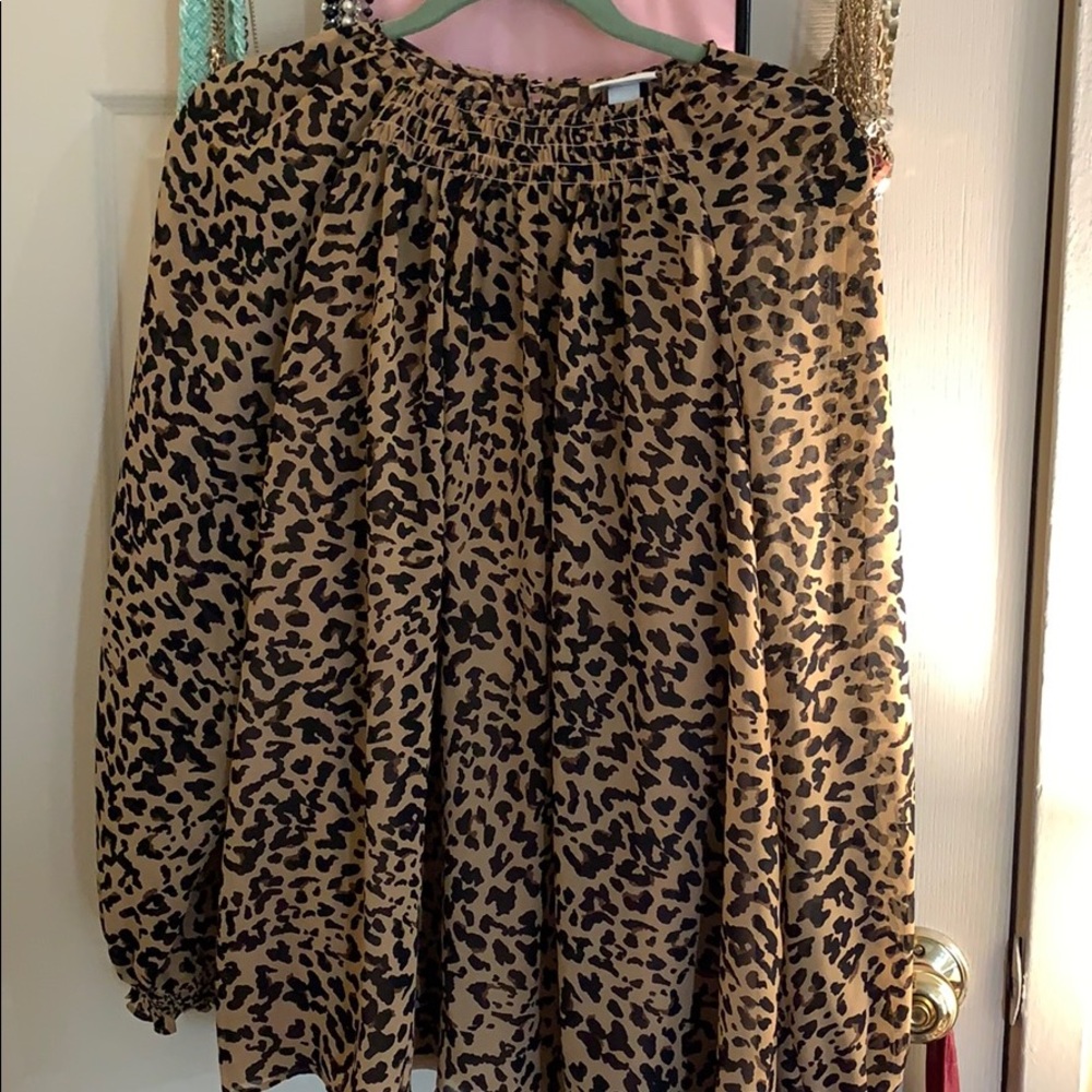 PRICE CUT! Leopard print blouse!